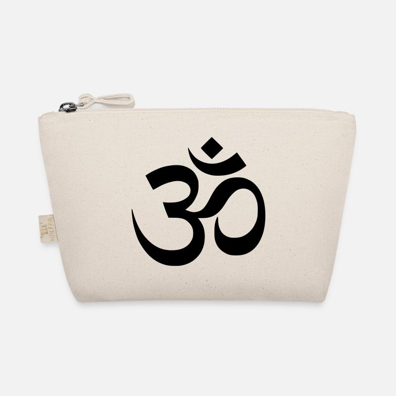 Silhouette du mantra du symbole Om Trousse biologique