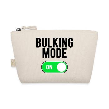 Bulking Mode On Fun Gym Fitness - Organic Pouch - nature - Front
