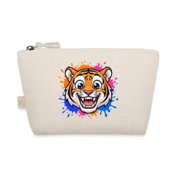 Laughing Tiger Splash of Color - Organic Pouch - nature - Front