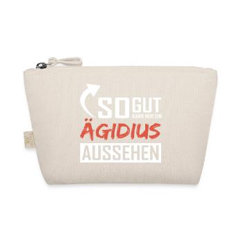 So gut kann nur ein Ägidius aussehen - Bio-Täschchen - Natur - Vorne