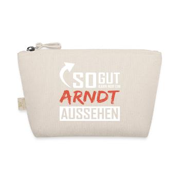 So gut kann nur ein Arndt aussehen - Bio-Täschchen - Natur - Vorne