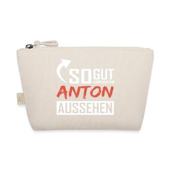 So gut kann nur ein Anton aussehen - Bio-Täschchen - Natur - Vorne
