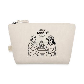 Club de tennis chaleureux, chemise stylée pour fan de tennis - Trousse biologique - nature - Devant