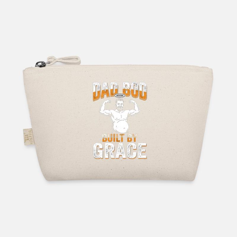 Dad Bod Built By Grace Gesegneter Papa Gott Humor Organic Pouch