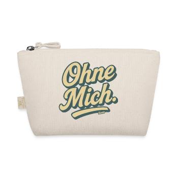 Ohe Mich Retro Schrift - Bio-Täschchen - Natur - Vorne