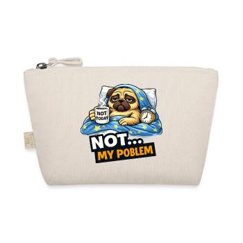 Not Today Pug Cozy Meme - Organic Pouch - nature - Front