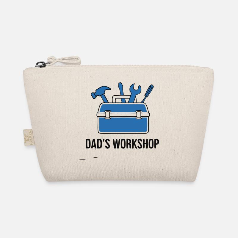 Dad's Workshop Tool Logo Organic Pouch
