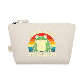 Weltbester Froschfänger Retro-Design - Bio-Täschchen - Natur - Vorne