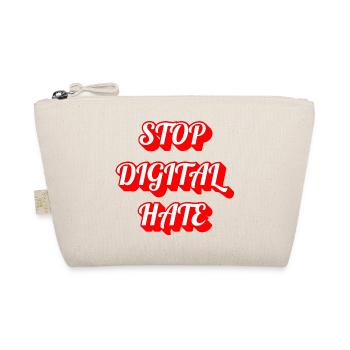 Arrêtez la haine numérique – Déclaration contre le cyberharcèlement et le cyberharcèlement - Trousse biologique - nature - Devant