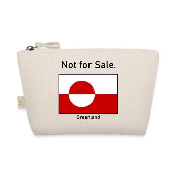 Not for Sale - Greenland Grönland Flagge Flag - Bio-Täschchen - Natur - Vorne