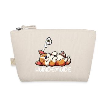 Hundemüde Corgi Corgis Welsh Corgi Corgibesitzer  - Bio-Täschchen - Natur - Vorne