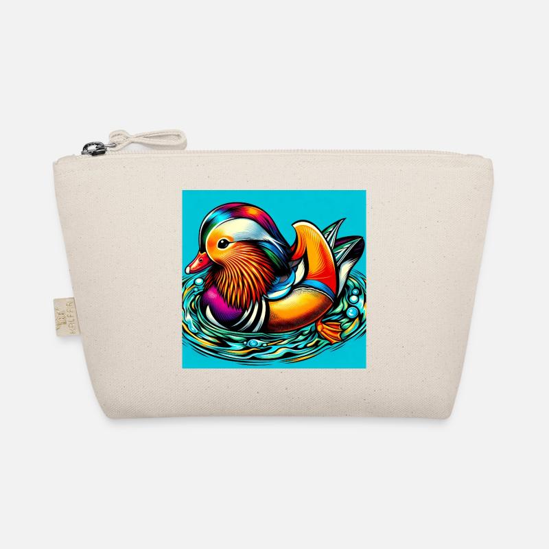 Mandarin duck Organic Pouch