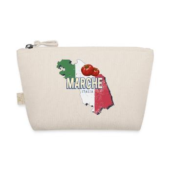 Marche Italien Region Landkarte Vintage Souvenir - Bio-Täschchen - Natur - Vorne