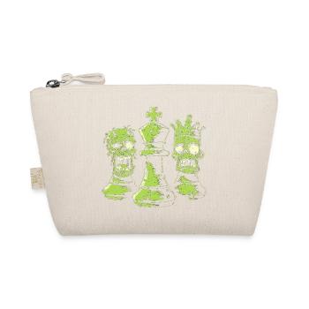 Schach Zombie Figuren Design für Männer Geschenk - Bio-Täschchen - Natur - Vorne