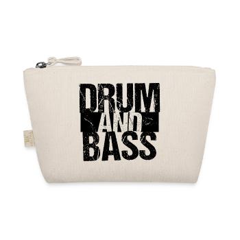 Drum and Bass fettes Logo-Design - Bio-Täschchen - Natur - Vorne