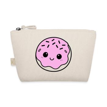 donut cute - Organic Pouch - nature - Front