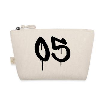 Number 05 Urban Graffiti Style - Organic Pouch - nature - Front