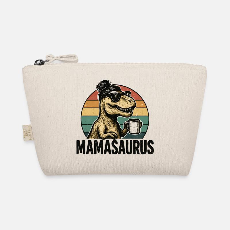Mamasaurus Mama Mutter Geschenkidee Humor Lustig Bio-Täschchen