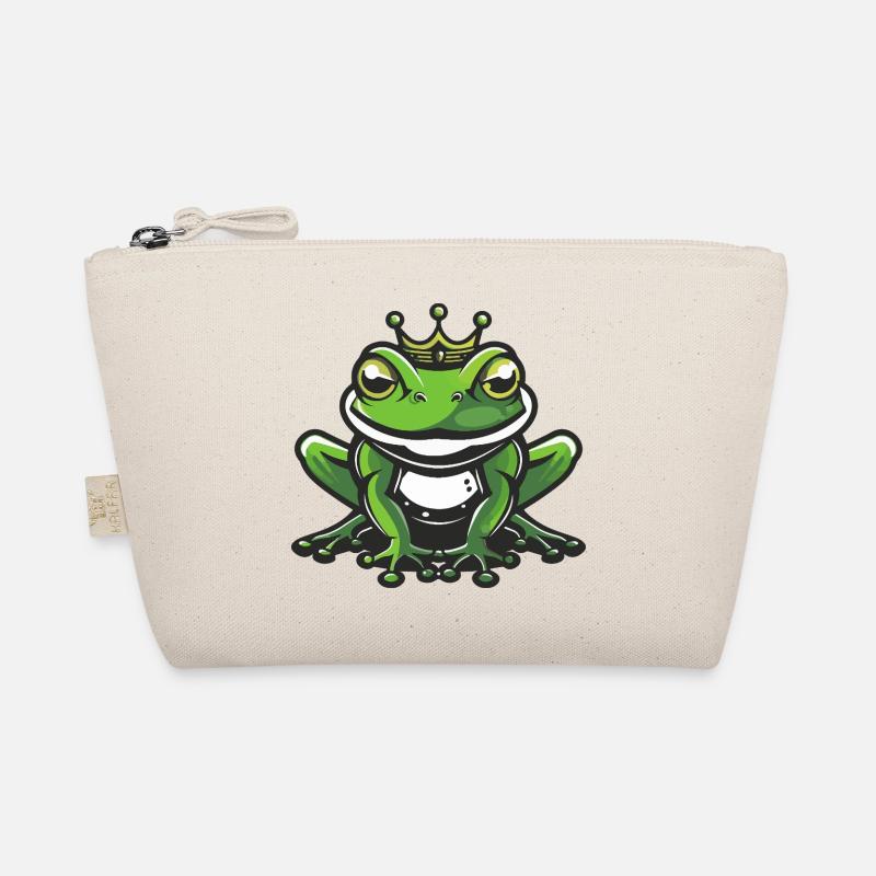 Frosch Kopf Krone Bio-Täschchen