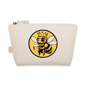 Bee Beer Funny - Organic Pouch - nature - Front