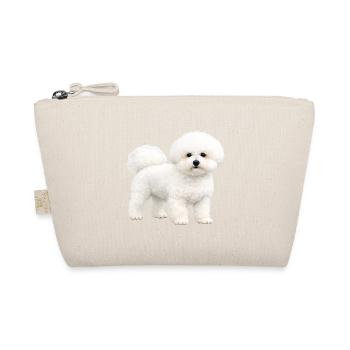 Chiot Bichon Frisé réaliste - Trousse biologique - nature - Devant