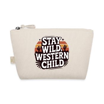 Reste sauvage Enfant de l’Ouest Rétro Désert - Trousse biologique - nature - Devant