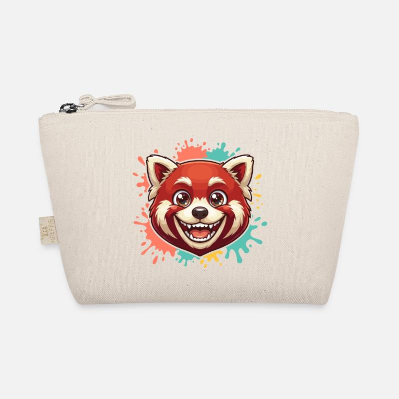 Red Panda Splash Organic Pouch