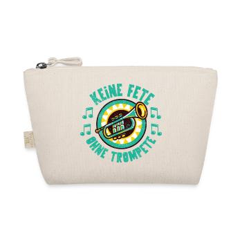 No party without trumpet brass band brass jazz - Organic Pouch - nature - Front