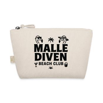 Malle Diven Beach Club Flamingo Mallorca Party - Organic Pouch - nature - Front