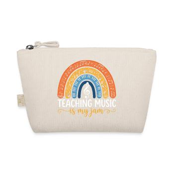 Enseigner la musique, c’est mon truc - Retro Boho Rainbow - Trousse biologique - nature - Devant