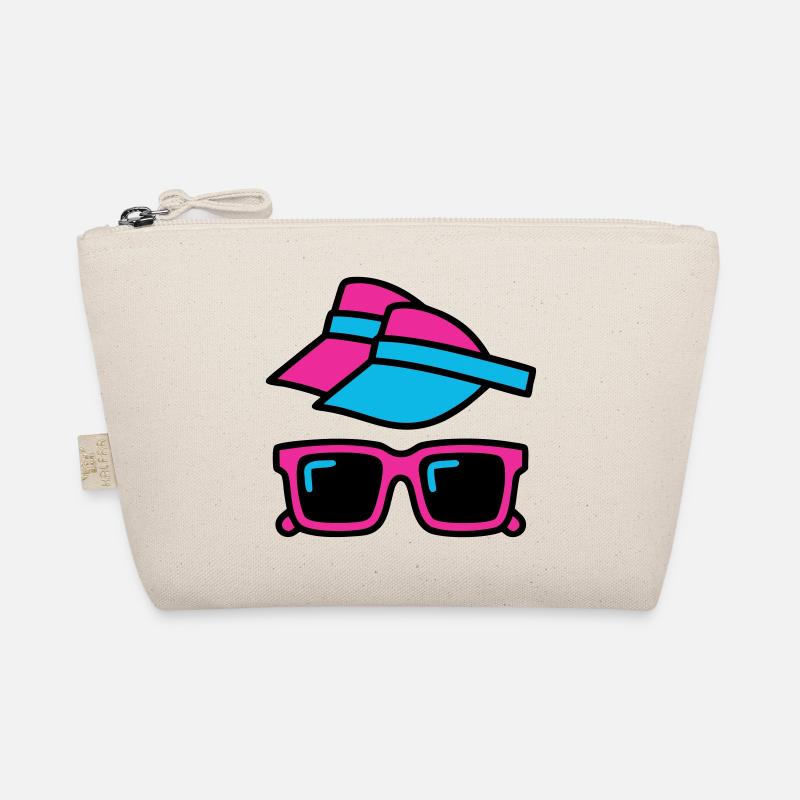 80er Sonnenblende Brille Set Bio-Täschchen