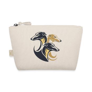 Triple Greyhounds Silhouette - Trousse biologique - nature - Devant