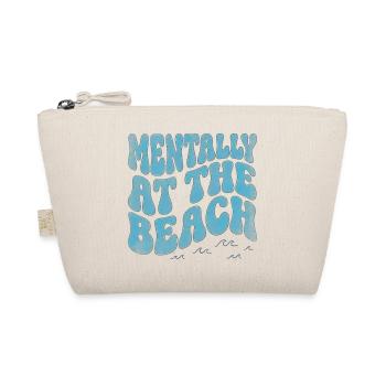 Mentally At The Beach – Typographie Rétro Tropical - Trousse biologique - nature - Devant