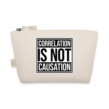 Correlation Is Not Causation Nerd Science - Organic Pouch - nature - Front