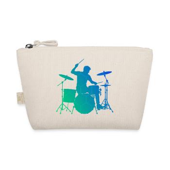Idée de cadeau pour le musicien avec des jeux de batterie - Trousse biologique - nature - Devant