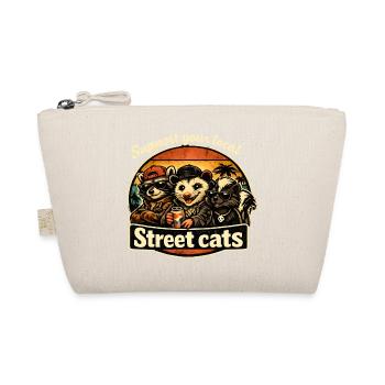 Support local street cats - Organic Pouch - nature - Front