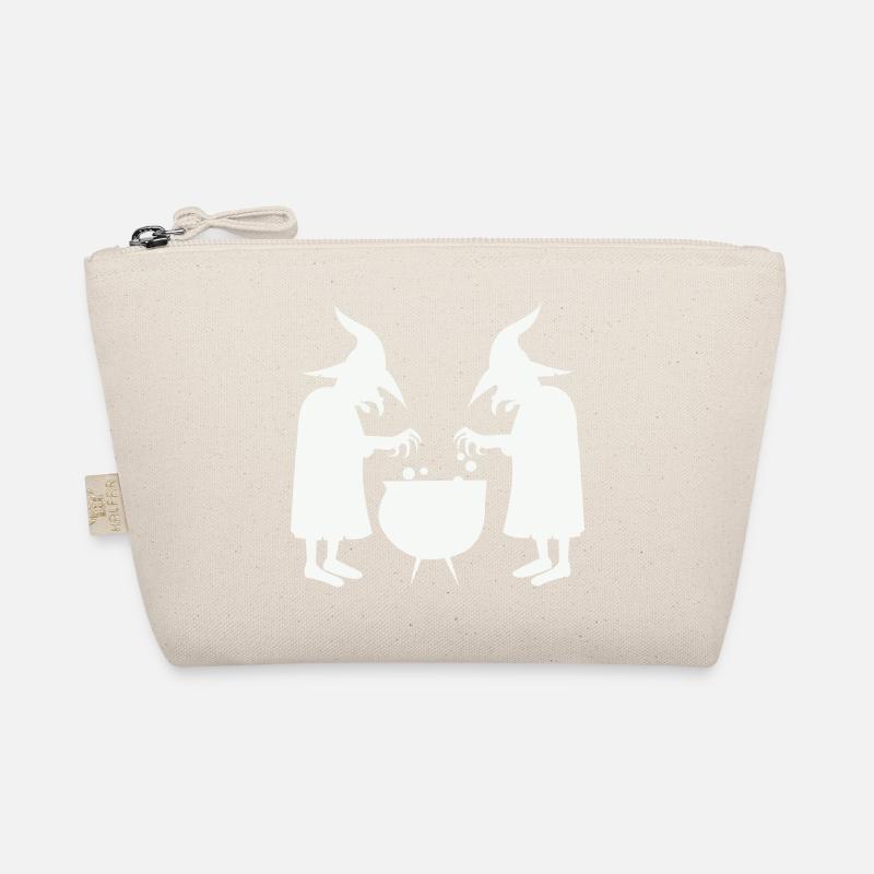Witches stirring magic potions Organic Pouch
