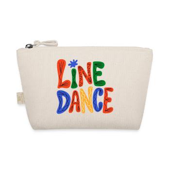 Line Dance Love - Organic Pouch - nature - Front