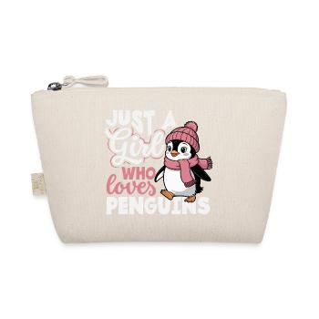 Pingouin mignon - Cadeau pour l’amoureux des manchots - Trousse biologique - nature - Devant
