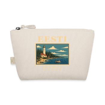 Estland Hiiumaa Vintage Reisemarke - Bio-Täschchen - Natur - Vorne
