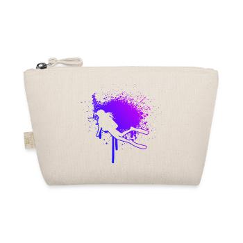 Geschenkidee für eine Freediverin mit Scuba Diving - Bio-Täschchen - Natur - Vorne