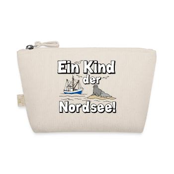 Ein Kind der Nordsee Robben - Bio-Täschchen - Natur - Vorne