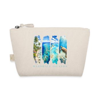 Marshallinseln Travel – Südsee Strand & Riff - Bio-Täschchen - Natur - Vorne