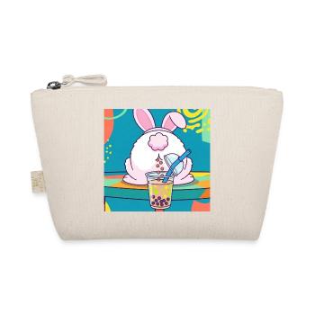 Bubble Tea Boba Drôle de Lapin mignon - Trousse biologique - nature - Devant
