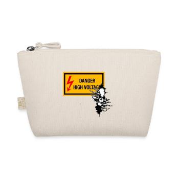 Danger Voltage Skull Graphic - Organic Pouch - nature - Front