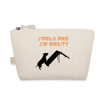 Staffie j'peux pas j'ai agility sport - 001 - Trousse biologique - nature - Devant
