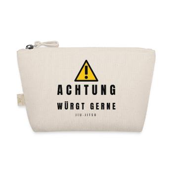 Achtung Jiu Jitsu Warnzeichen - Bio-Täschchen - Natur - Vorne