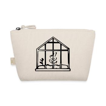 Greenhouse Garden Gardener Gift - Organic Pouch - nature - Front