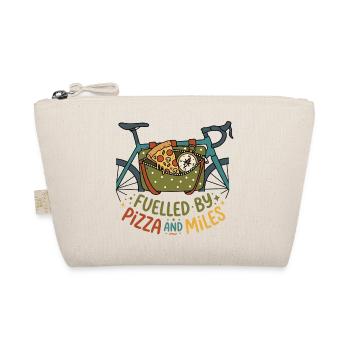 Angetrieben von Pizza und Miles Bikepacking - Bio-Täschchen - Natur - Vorne