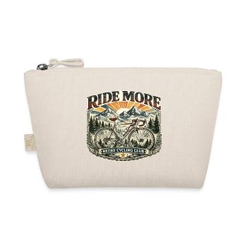 Ride More Club Retro Cycling - Bio-Täschchen - Natur - Vorne